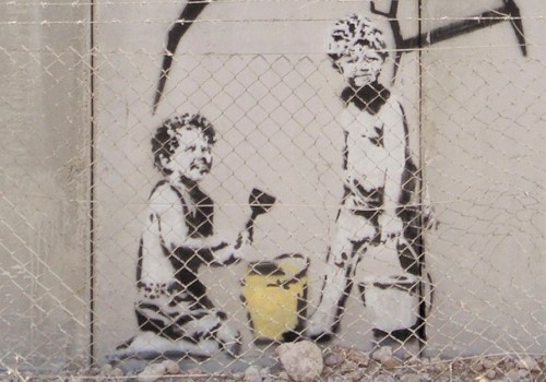 Who made the first street art?